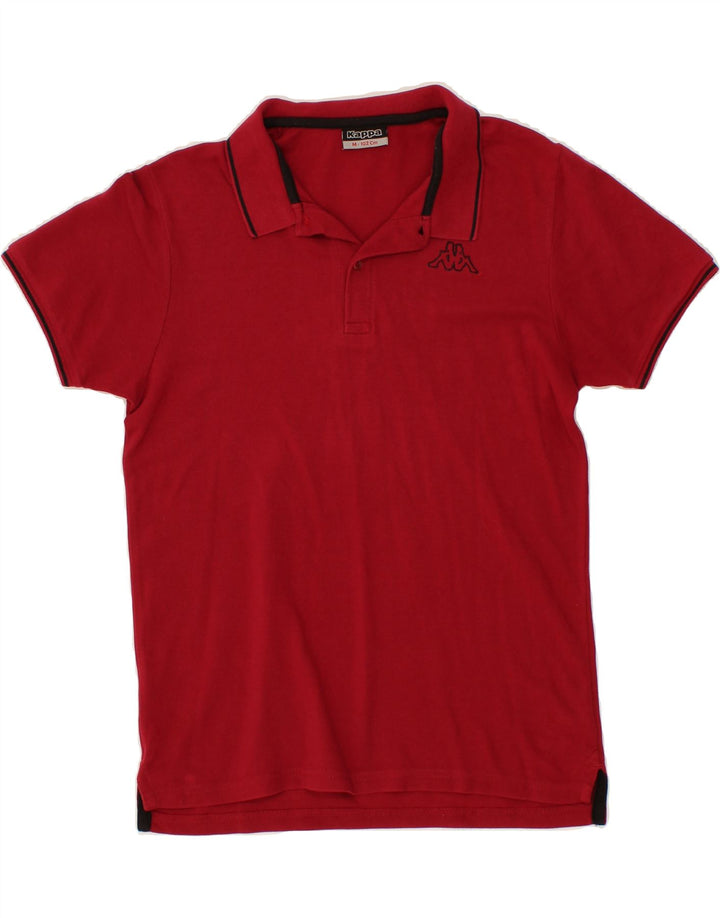 KAPPA Mens Polo Shirt Medium Red Cotton Vintage Kappa and Second-Hand Kappa from Messina Hembry 