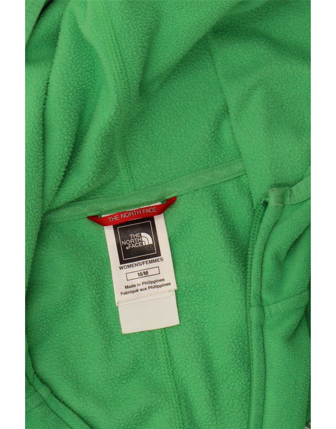 The North Face Damen-Fleecejacke mit Kapuze, UK 14, mittelgrün, Polyester