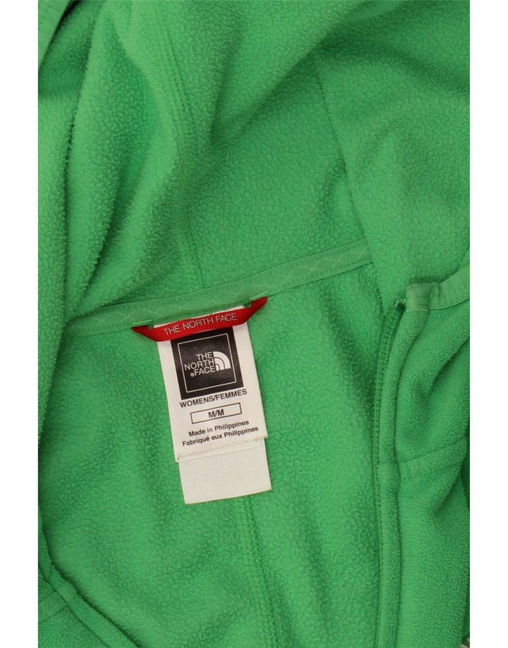 The North Face Damen-Fleecejacke mit Kapuze, UK 14, mittelgrün, Polyester