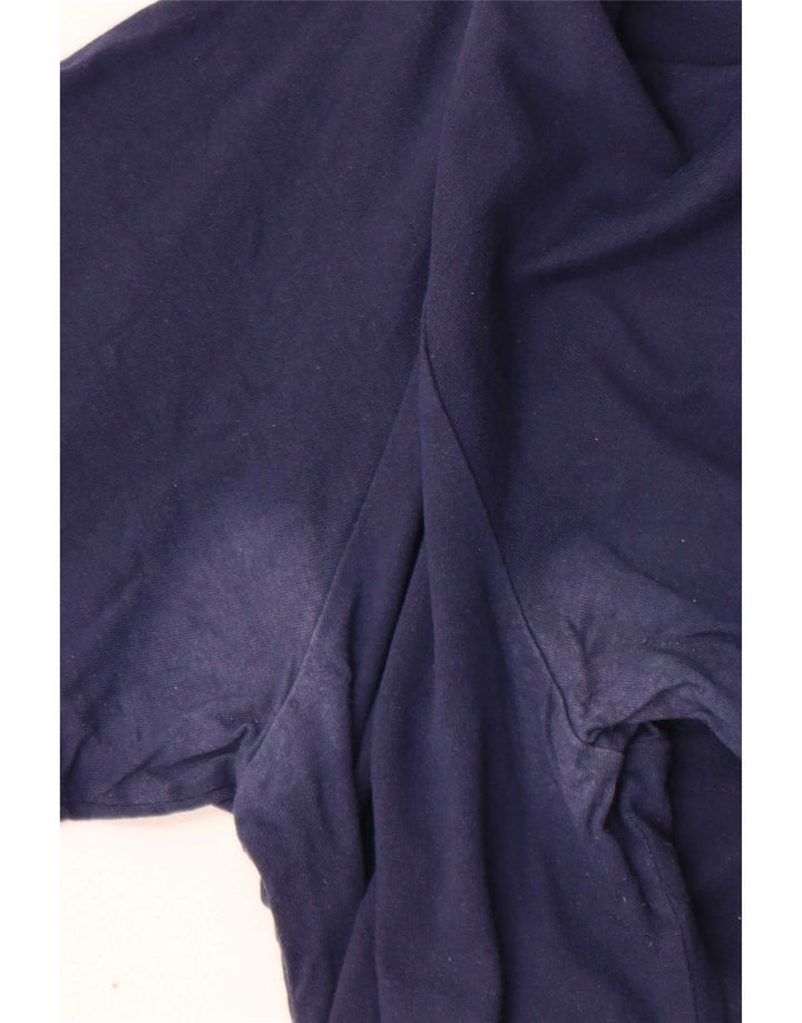 Nike Herren-T-Shirt-Oberteil, mittelgroß, marineblau, Baumwolle