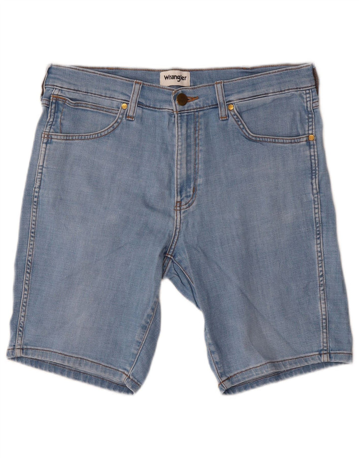 Wrangler Herren Jeansshorts W32 mittelblaue Baumwolle