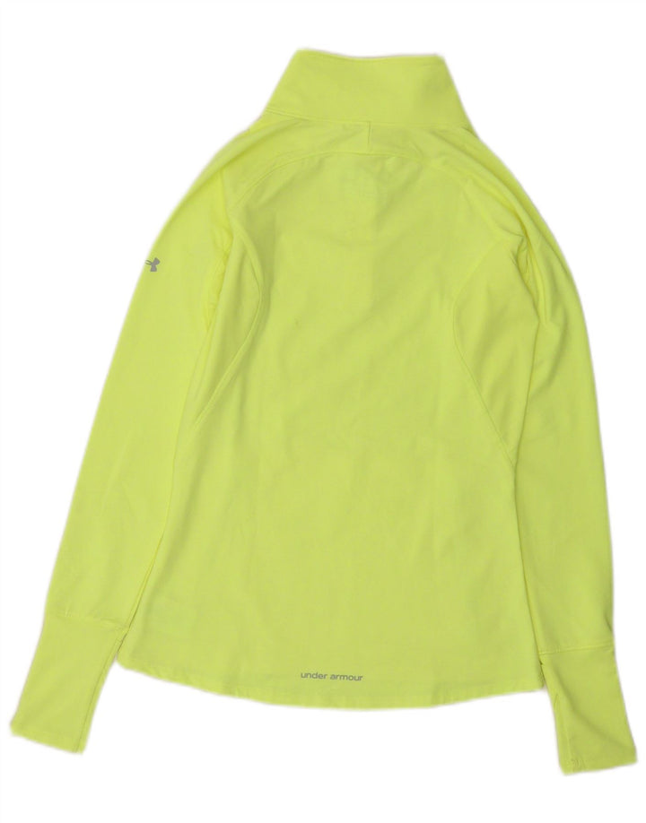 Under Armour Damen Cold Gear Pullover-Trainingsanzug-Oberteil, UK 8, Größe S, Gelb