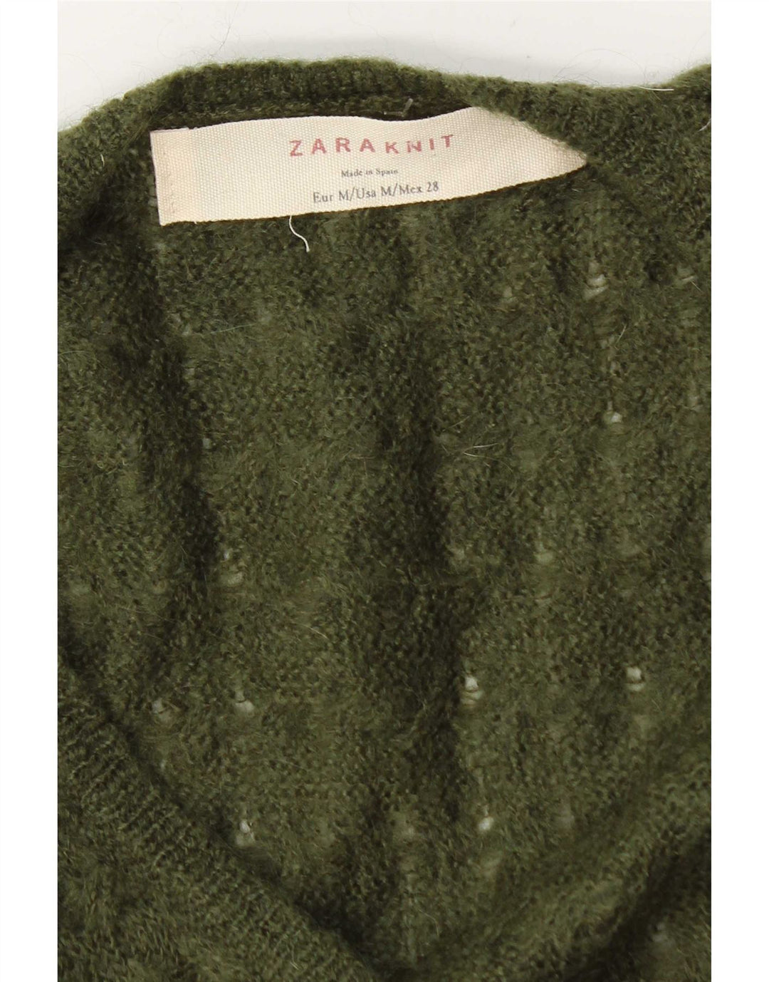 Zara Damen-Strickjacke in Übergröße, Gr. 14, Mittelgrün