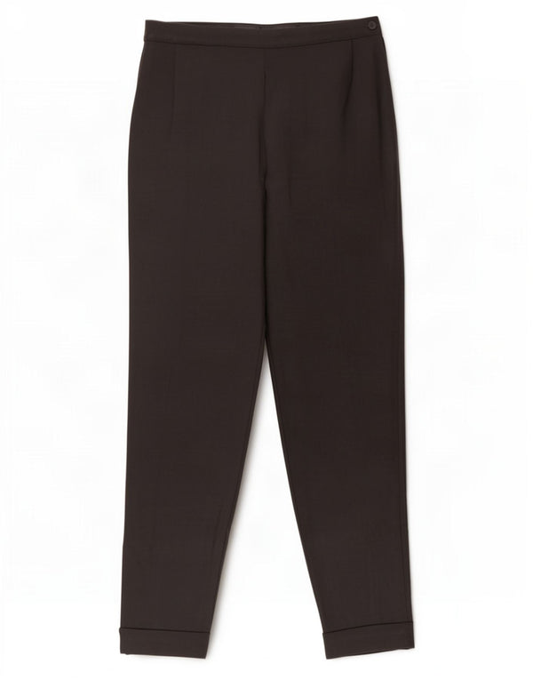 Marks & Spencer Damen Tapered Casual Hose UK 14 Medium W28 L28 Schwarz