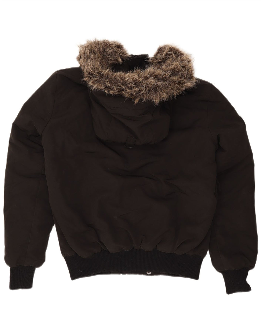 Superdry Herren-Jacke mit Kapuze, gepolstert, Größe 36, Schwarz