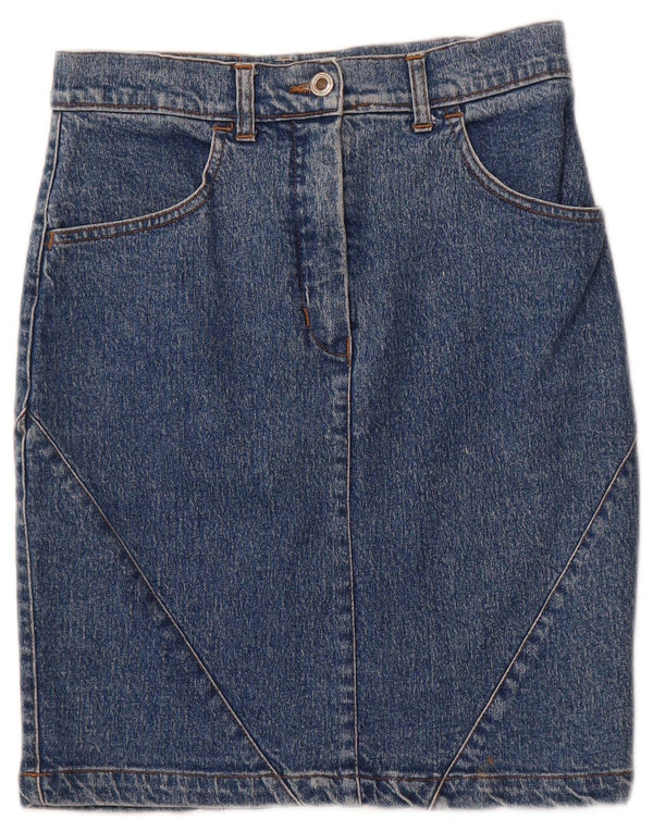 Vintage Damen Jeansrock W28 Mittelblaue Baumwolle