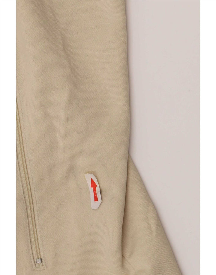 Puma Herren-Trainingsanzug-Top-Jacke, groß, beige, Farbblock-Polyester