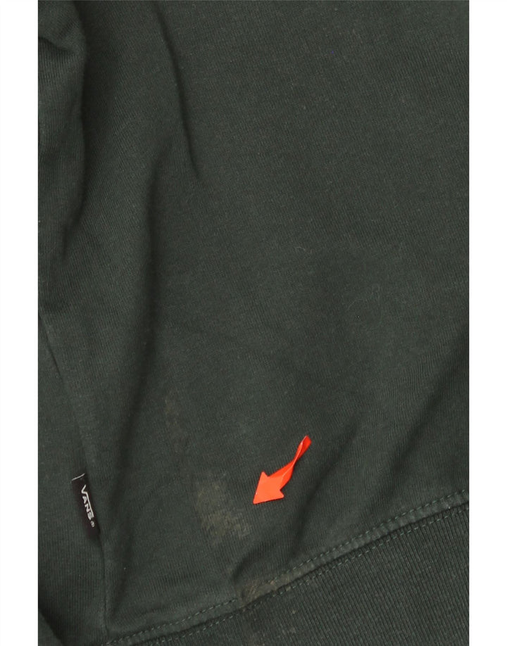 Vans Herren Graphic Hoodie Pullover XL Grüne Baumwolle