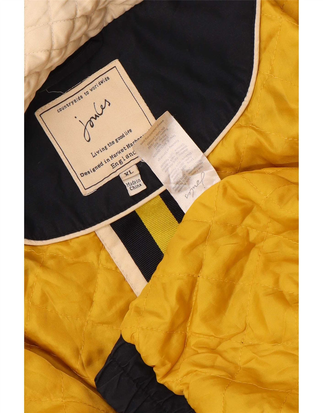 Joules Herren-Bomberjacke mit Grafik, UK 42, XL, Marineblau, Polyester