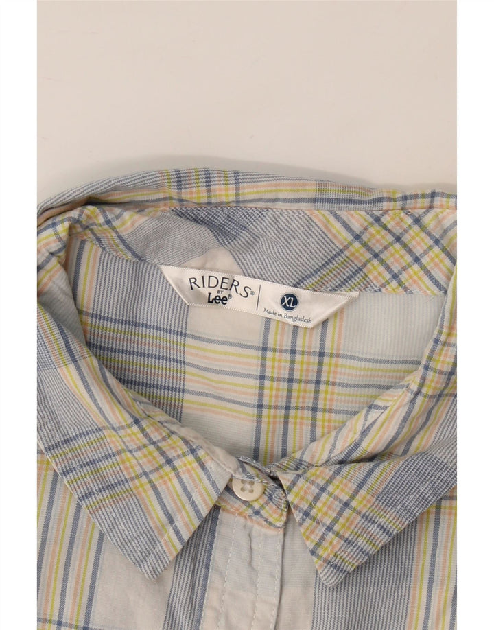 LEE Mens Riders Shirt XL Multicoloured Plaid Cotton Vintage Lee and Second-Hand Lee from Messina Hembry 