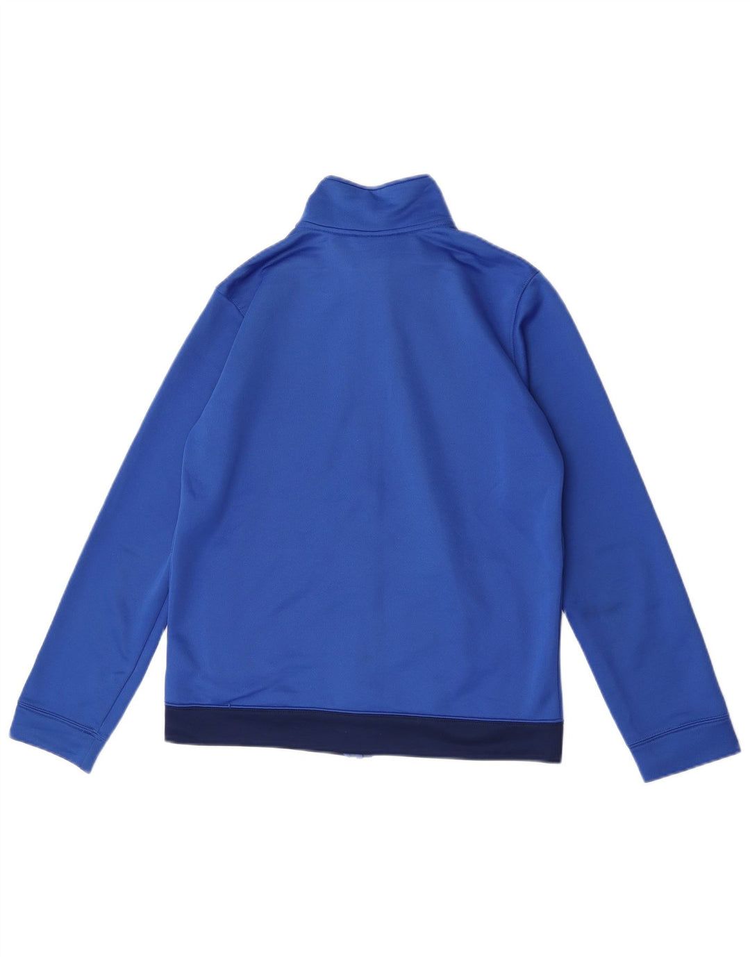 Nike Jungen-Trainingsanzug-Top-Jacke, 13–14 Jahre, XL, blaues Farbblock-Polyester