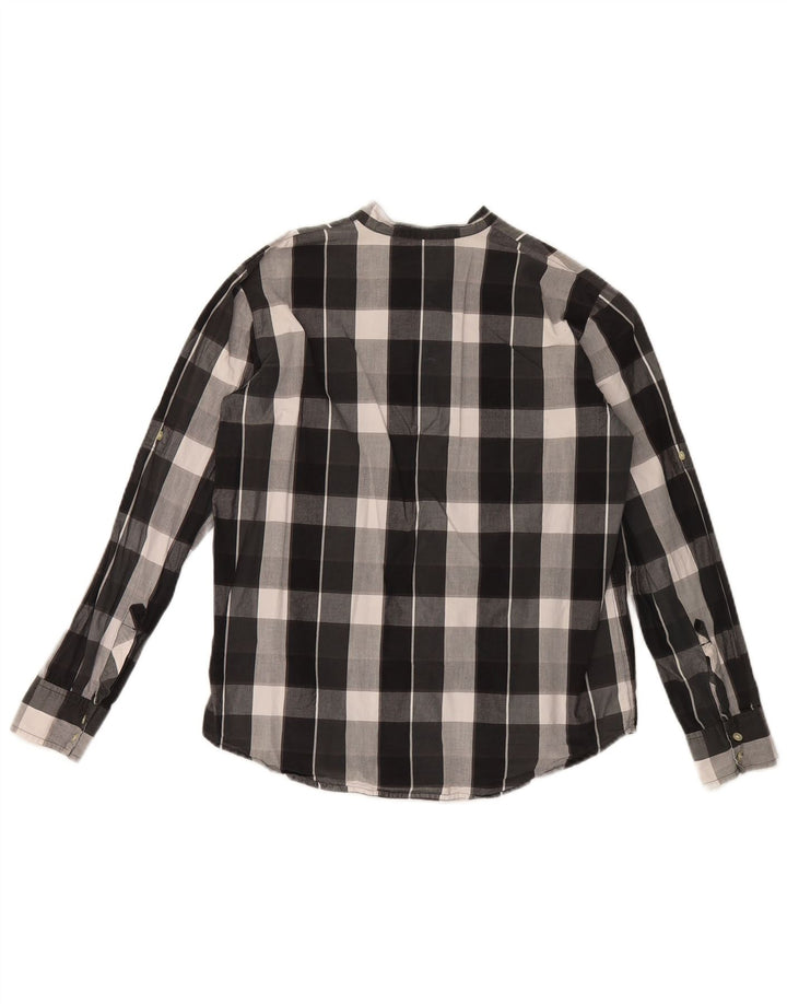Carhartt Herrenhemd, klein, schwarz, kariert, Baumwolle