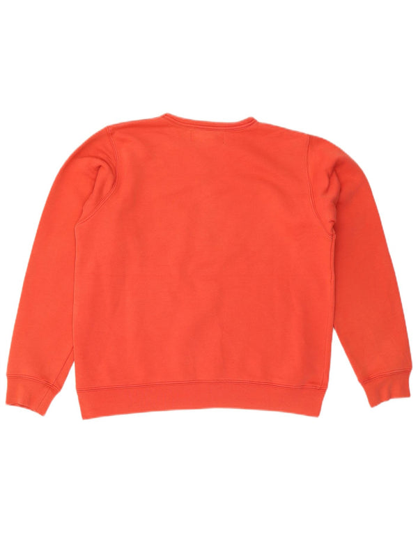 Kappa Jungen-Sweatshirt mit Grafik, 14–15 Jahre, 2XL, orange Baumwolle