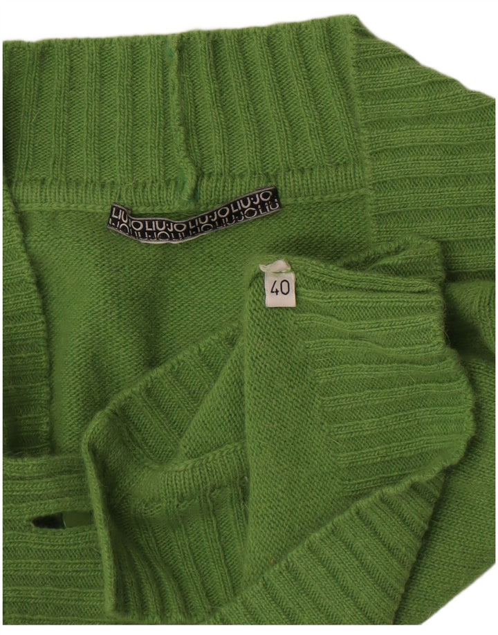 Liu Jo Damen Kurzarm-Bolero-Pullover IT 40 Small Grün