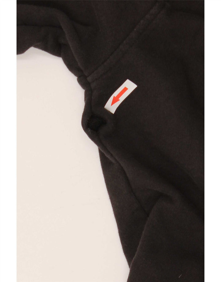 Reebok Damen-Trainingsanzugoberteil, UK-Größe 12, mittelschwarz, Baumwolle