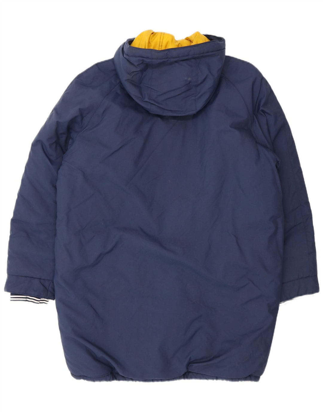 Adidas Herren Kapuzenmantel, gepolstert, UK 40, groß, marineblau, Polyester