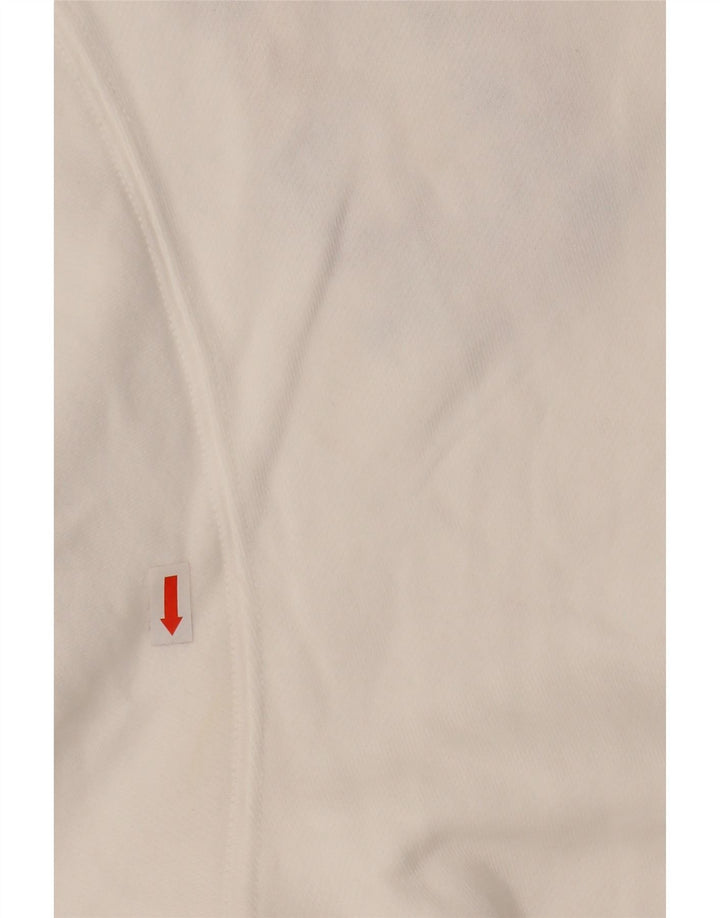 POLO RALPH LAUREN Damen Crop Sweatshirt Pullover UK 16 Large Weiß