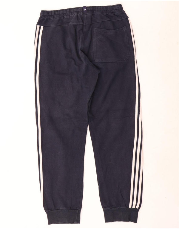 Adidas Herren Trainingshose Jogger UK 40/42 Medium Marineblau Baumwolle