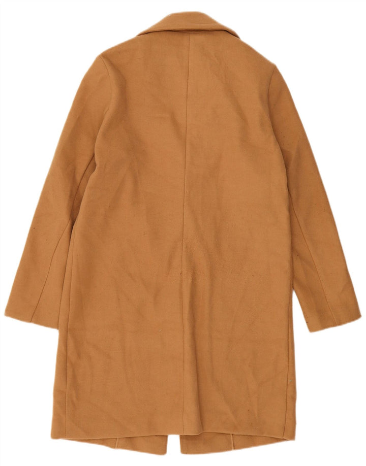 Marks & Spencer Damenmantel UK 10 Small Beige Polyester