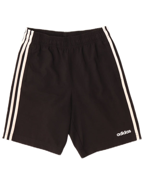 Adidas Sportshorts für Jungen, 12–13 Jahre, schwarzes Polyester