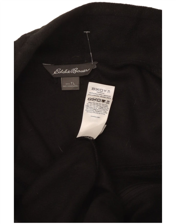 Eddie Bauer Herren Fleeceweste UK 40 Large Schwarz Polyester