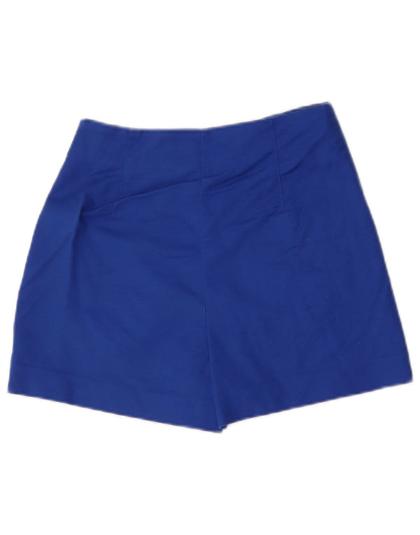 Zara Damen-Shorts mit hoher Taille, lässig, Größe S, W26, Blau