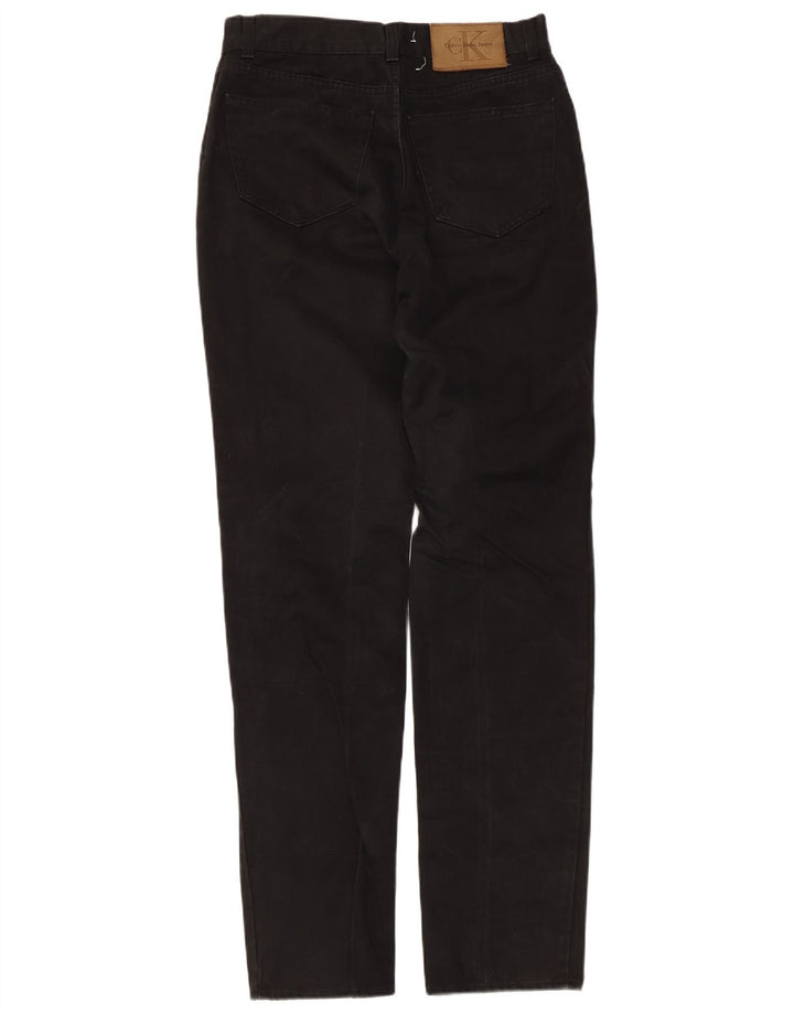 Calvin Klein Herren Slim Jeans W30 L32 Schwarze Baumwolle