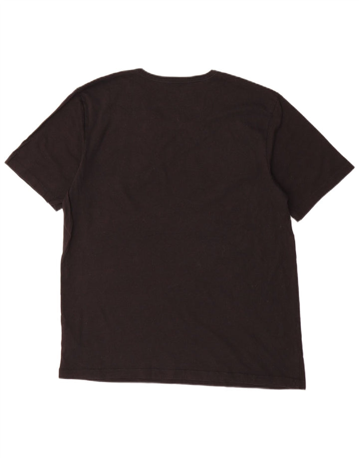 Hugo Boss Herren T-Shirt Top XL Schwarz Baumwolle