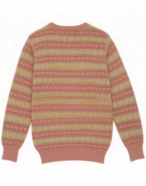 S.Moritz Womens Boat Neck Jumper Sweater UK 14 Large Multicoloured