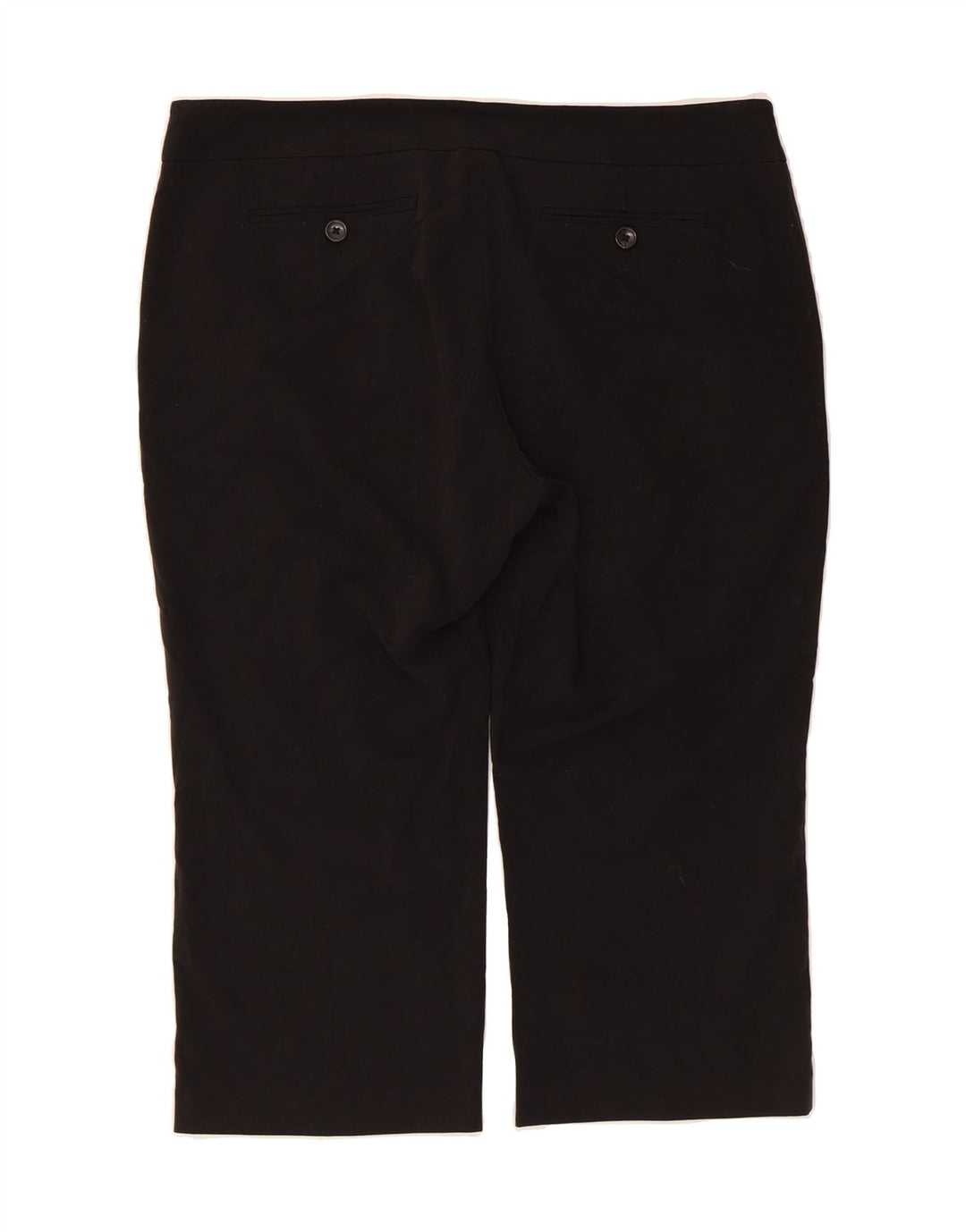 MOSSIMO Womens Stretch Straight Capri Trousers US 14 XL W38 L21 Black Vintage Mossimo and Second-Hand Mossimo from Messina Hembry 