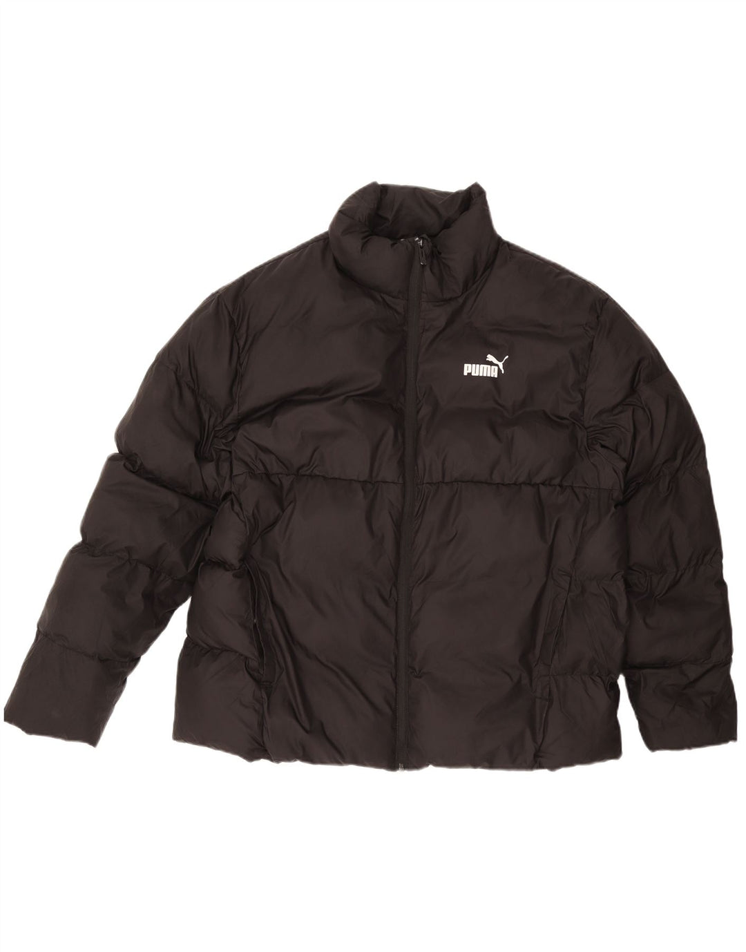 PUMA Herren Wattierte Jacke UK 42 XL Schwarz Polyester