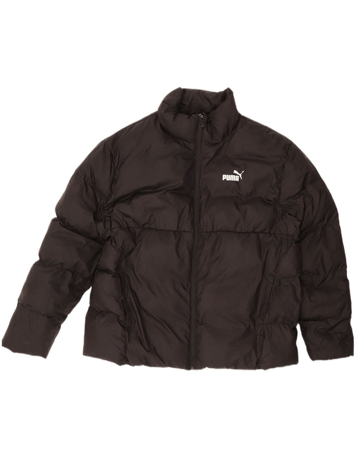 PUMA Herren Wattierte Jacke UK 42 XL Schwarz Polyester