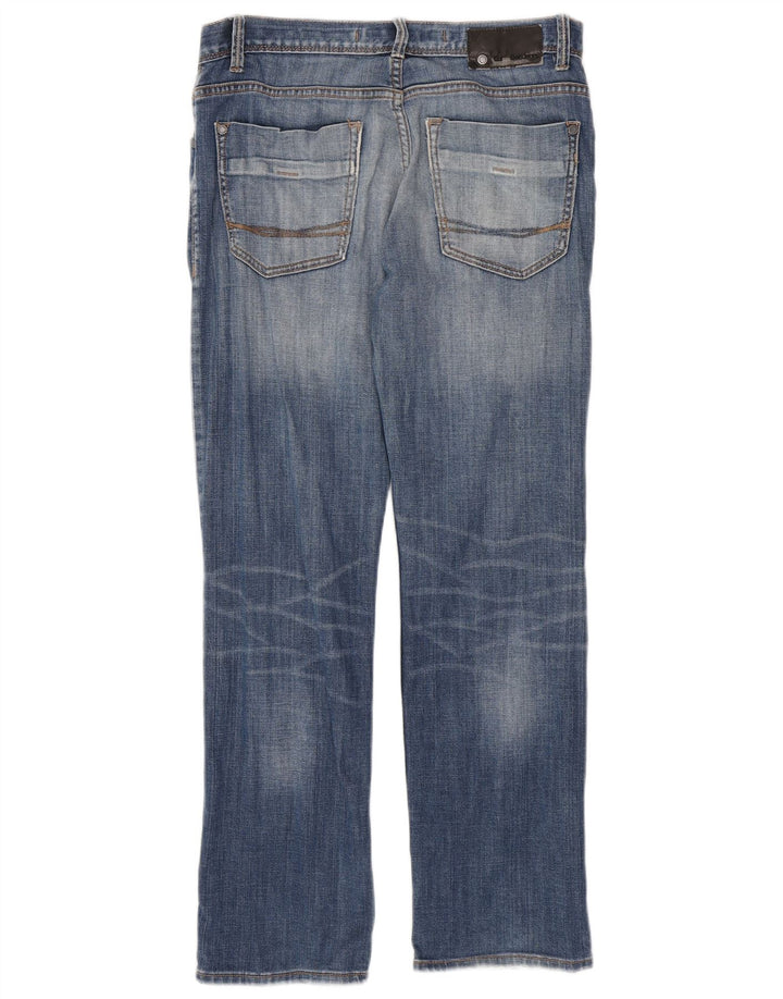 Calvin Klein Herren Straight Jeans W31 L30 Blaue Baumwolle