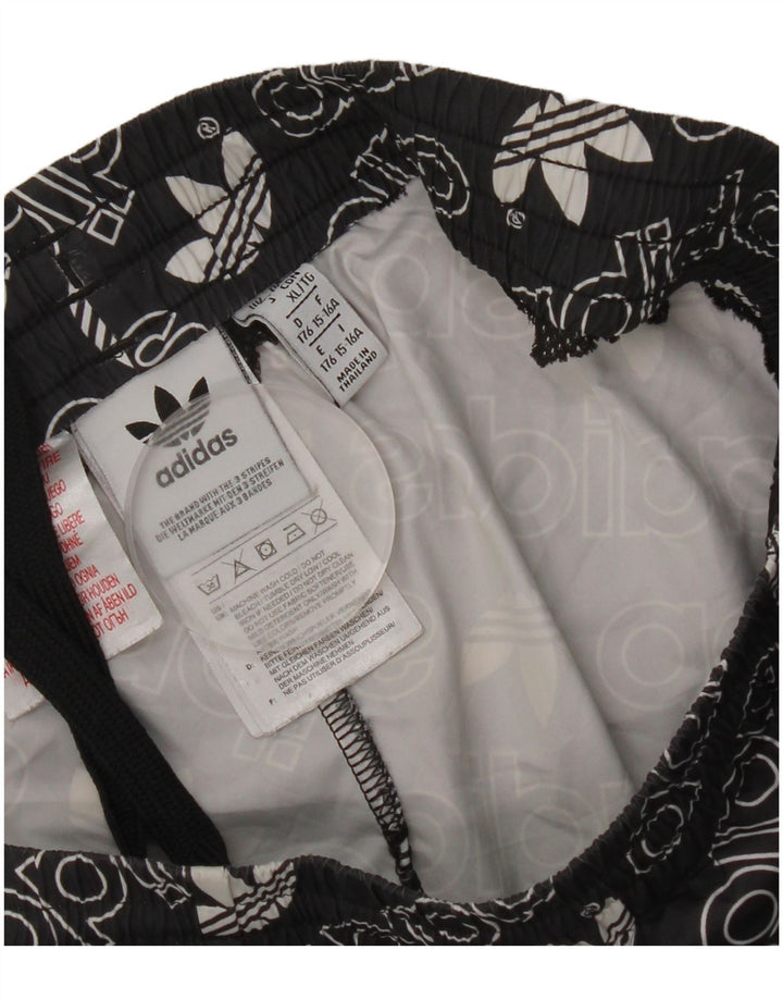 Adidas Jungen Graphic Sport Shorts 15-16 Jahre Schwarzes Polyester