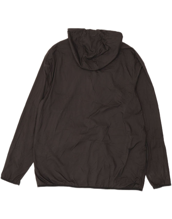 Russell Athletic Herren Training Fit Kapuzen-Regenjacke UK 42/44 Large Schwarz