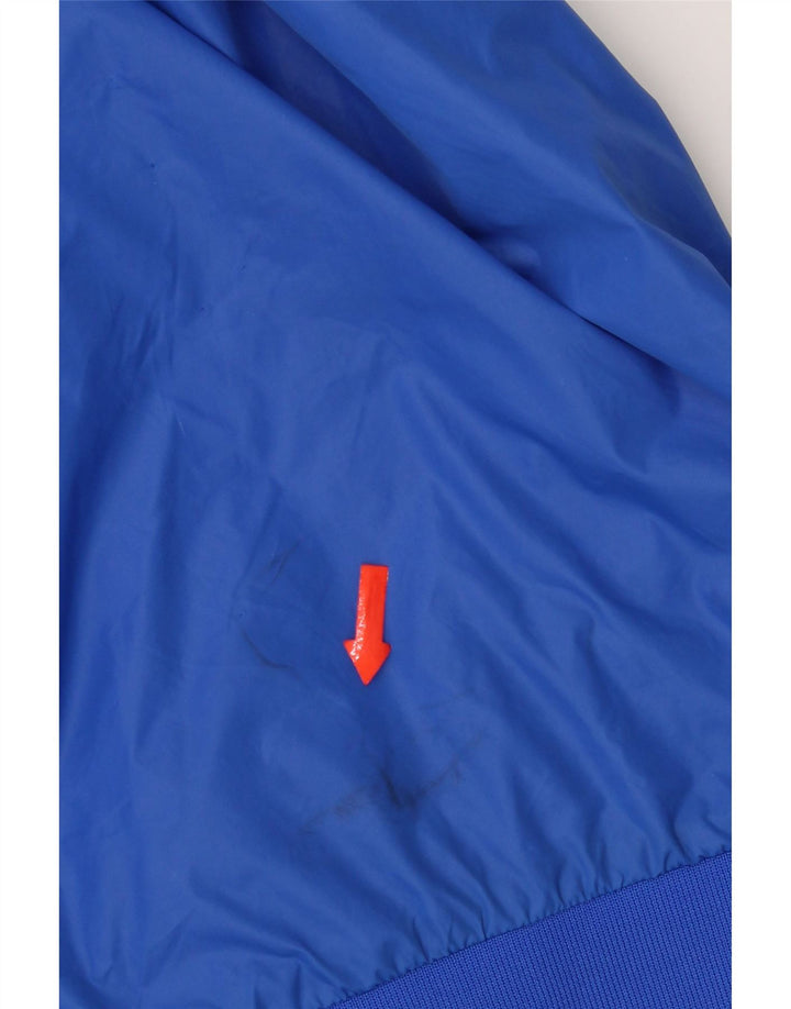 Carhartt Damen-Regenjacke mit Kapuze, UK 14, mittelblaues Colourblock-Nylon