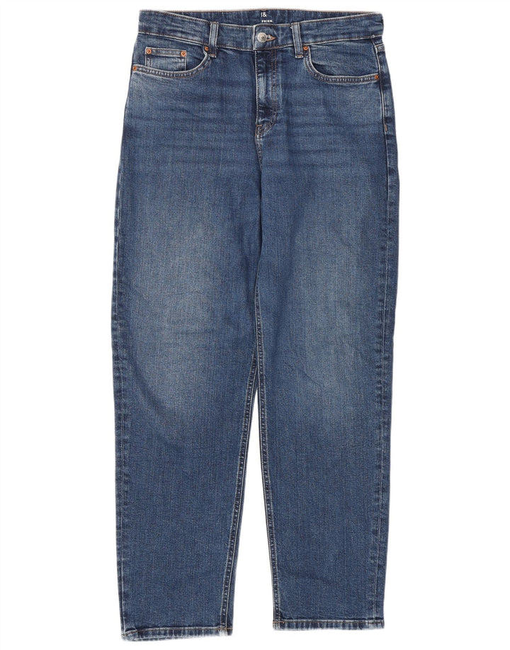 Marks & Spencer Damen-Jeans mit normaler hoher Taille, UK 12, Mittel W30 L29, Blau