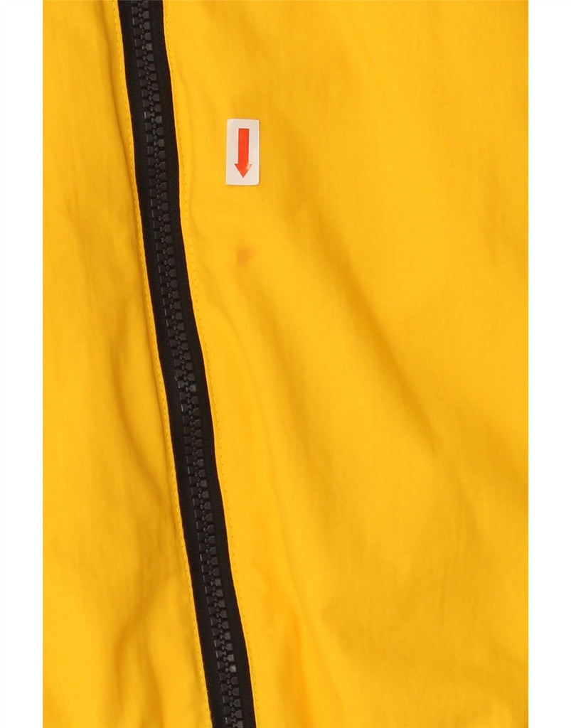 CALVIN KLEIN Mens Hooded Rain Jacket UK 38 Medium Yellow Polyamide Vintage Calvin Klein and Second-Hand Calvin Klein from Messina Hembry 