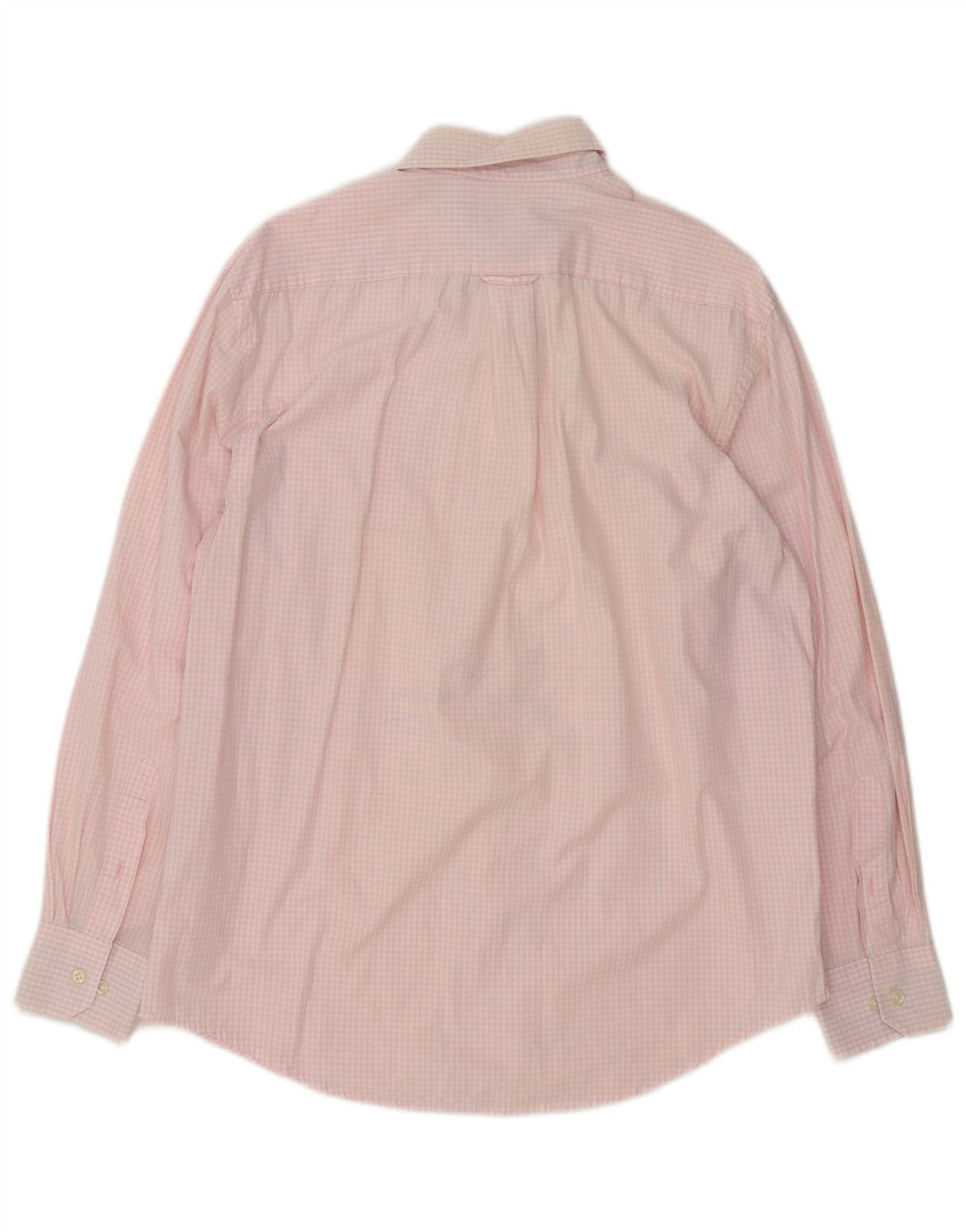 Izod Herrenhemd aus mittelrosa Gingham-Baumwolle
