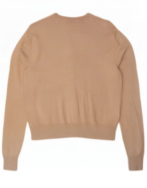 Marks & Spencer Damen-Cardigan-Pullover UK 8 Small Beige Viskose