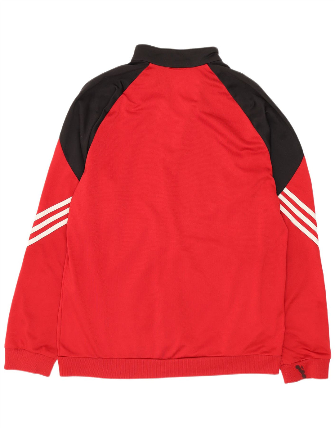 Adidas Herren-Trainingsanzug-Top-Jacke, großes rotes Polyester