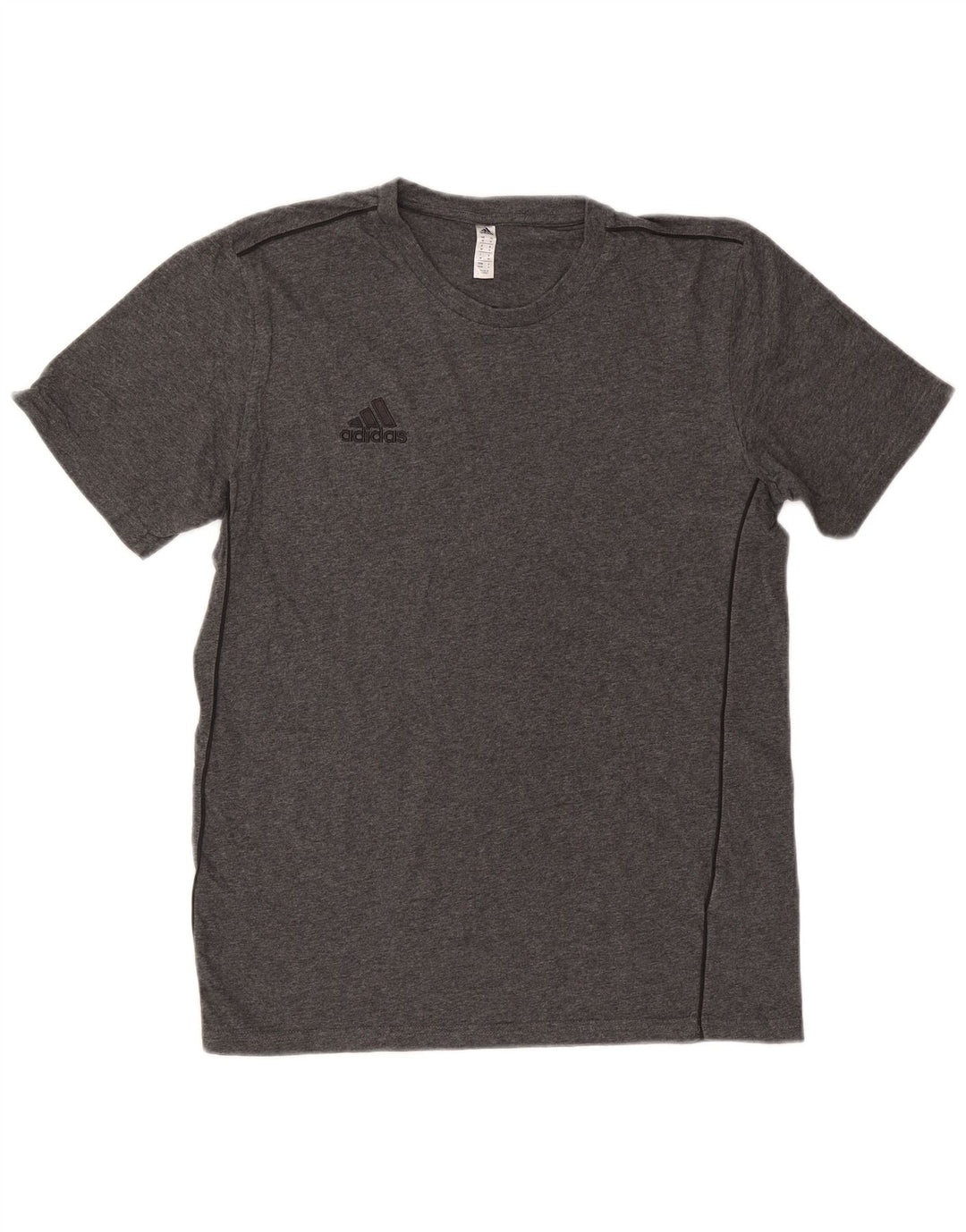 Adidas Herren T-Shirt Top mittelgraue Baumwolle