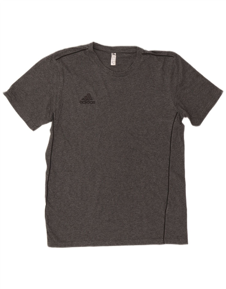 Adidas Herren T-Shirt Top mittelgraue Baumwolle