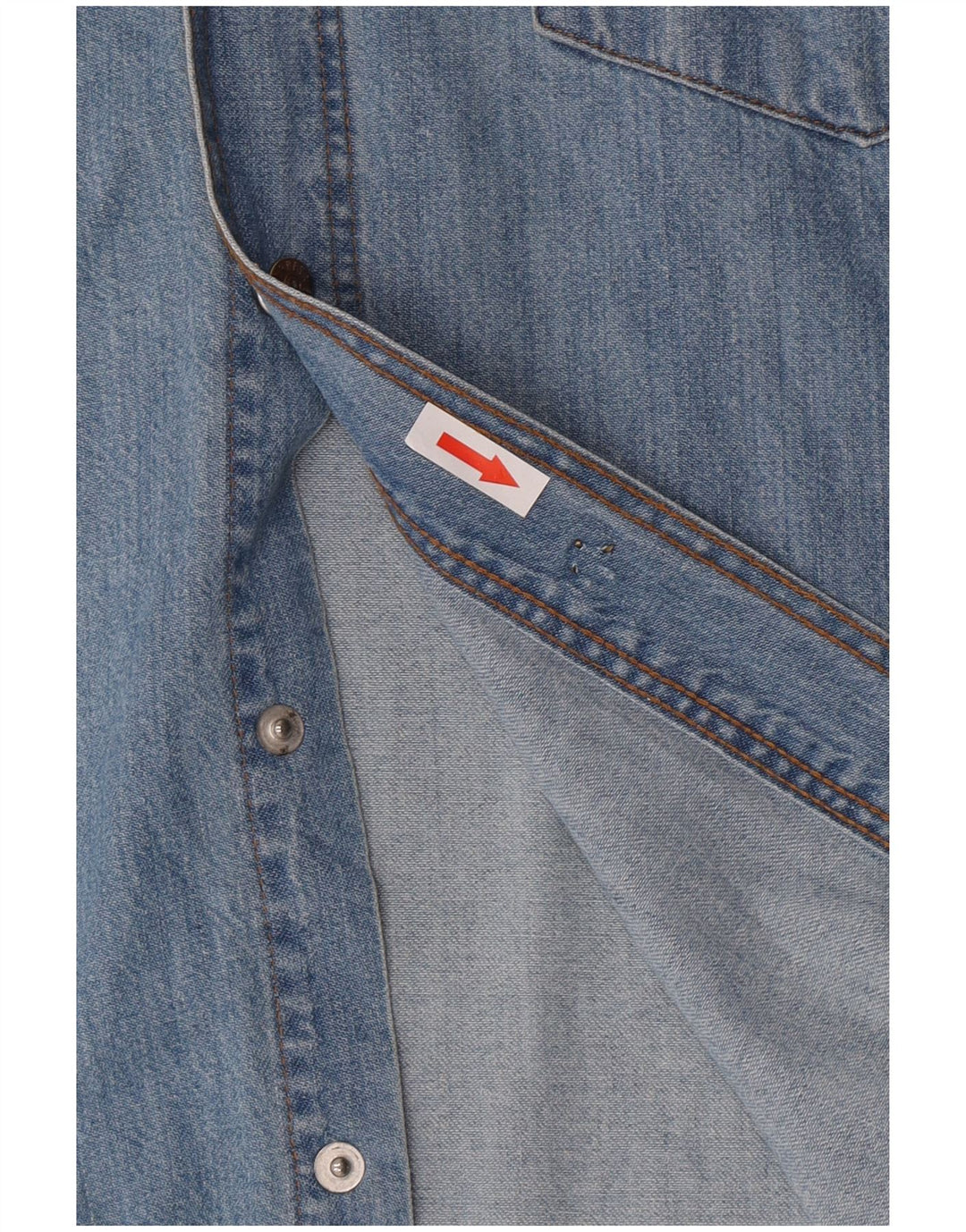 Carrera Herren-Jeanshemd, große blaue Baumwolle