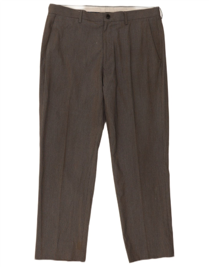 Marks & Spencer Herren-Anzughose mit Pegged-Anzug, W34, L29, Grau