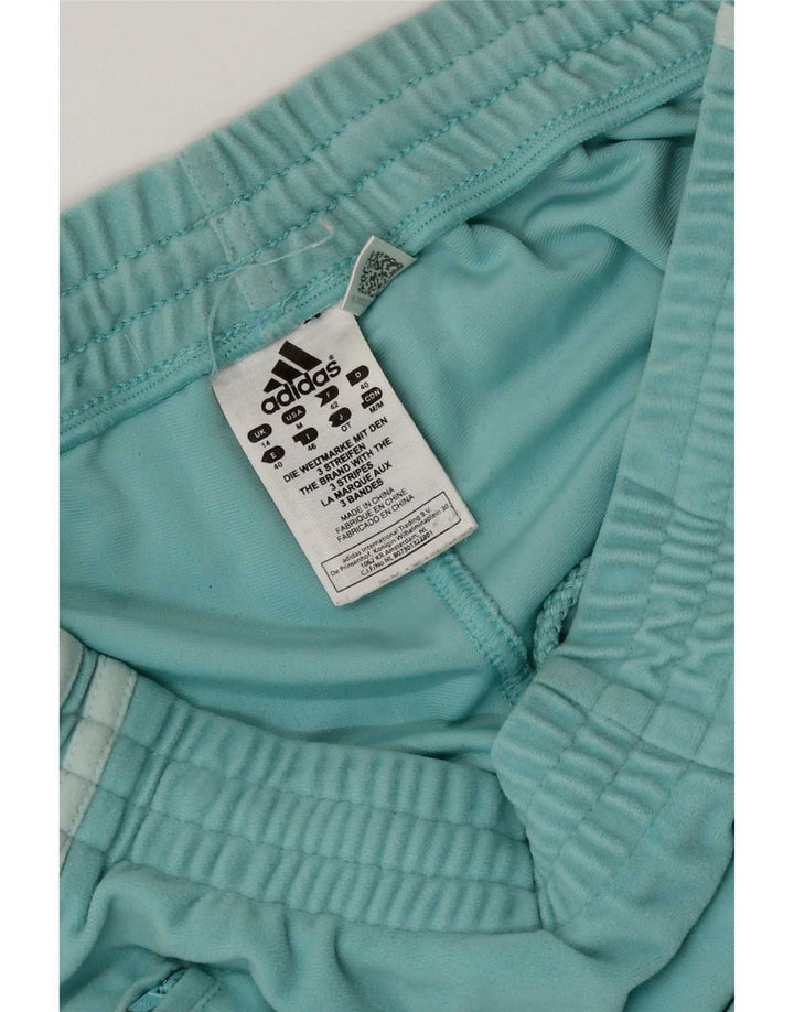 Adidas Damen Trainingshose Jogger UK 14 Medium Türkis Polyester