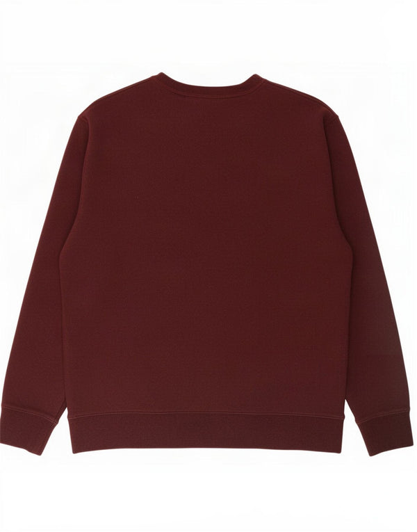 Marks & Spencer Herren-Sweatshirt, Pullover, XL, Burgunderrot, Baumwolle