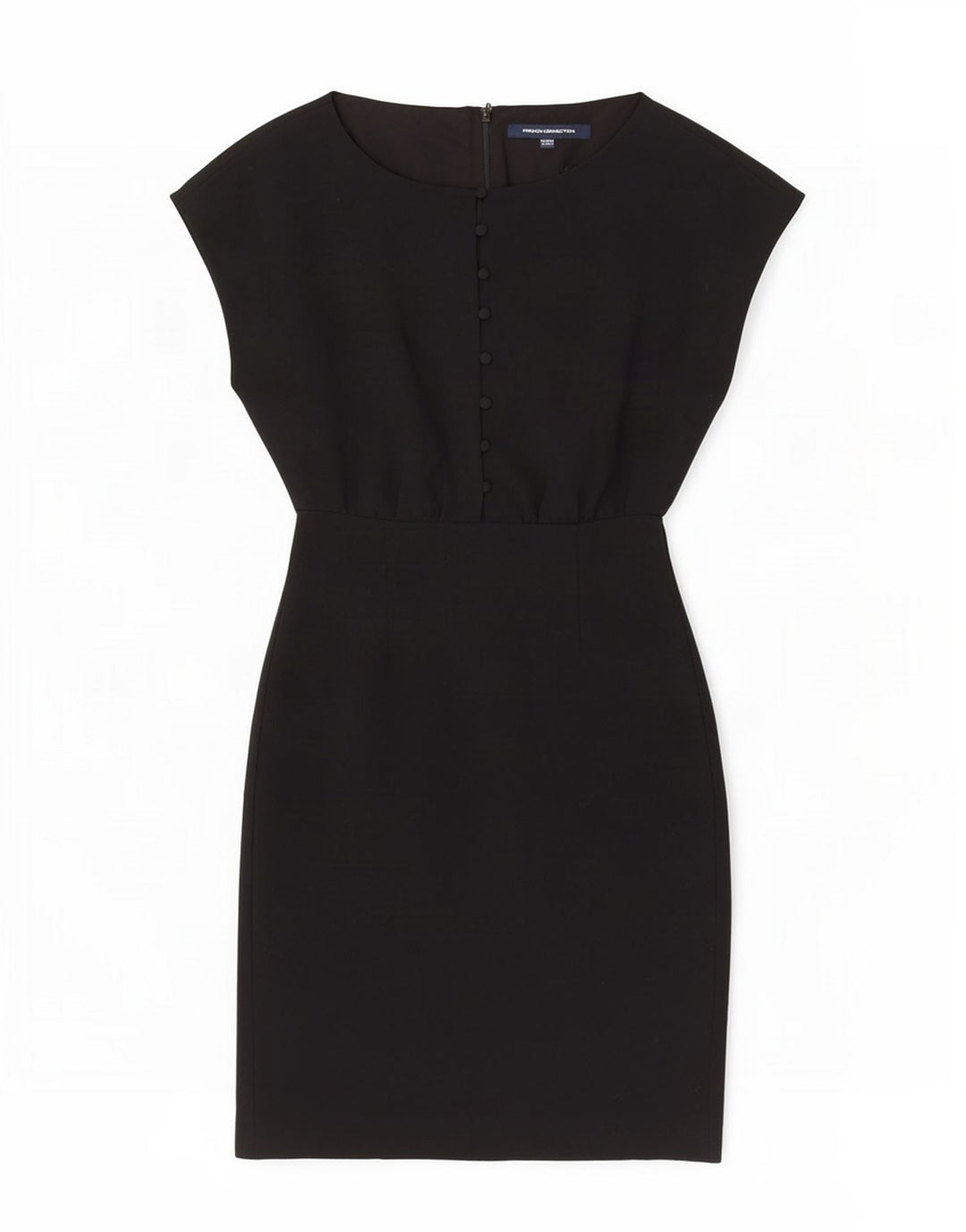 French Connection Damen Etuikleid UK 6 XS Schwarz Polyester