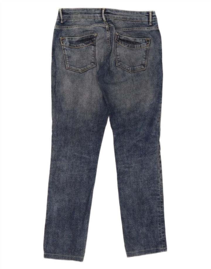 Massimo Dutti Damen Slim Jeans W28 L29 Blaue Baumwolle