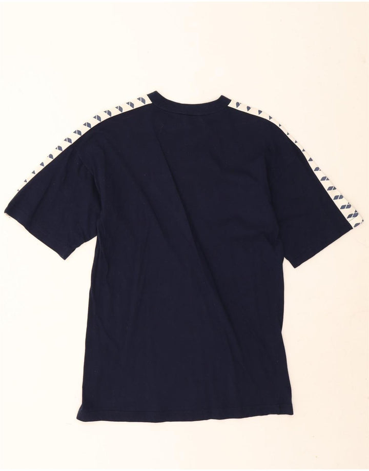 Arena Herren-T-Shirt mit Grafik, Größe S, Marineblau, Farbblock
